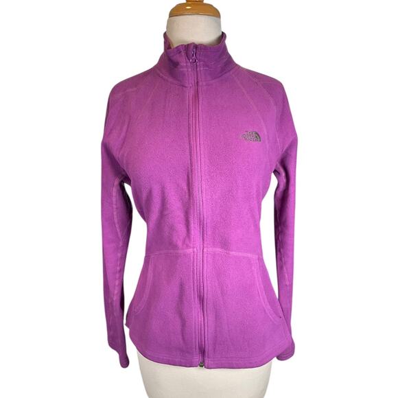 The North Face Women’s Full-Zip Fleece Jacket – Purple Size Medium Active Cozy - Picture 1 of 12